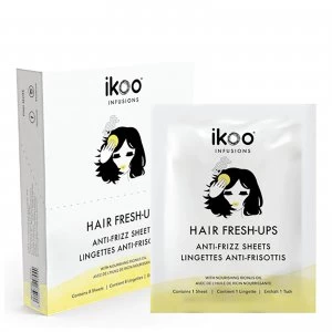 image of ikoo Hair Fresh-Ups Anti-Frizz Sheets (Box of 8 Sachets)