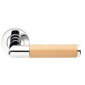 image of Jedo Reguitti Havanna Door Handle on Round Rose