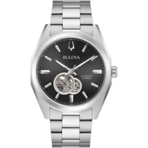 Image of Bulova 96A270 Automatic Surveyor Steel Bracelet Wristwatch