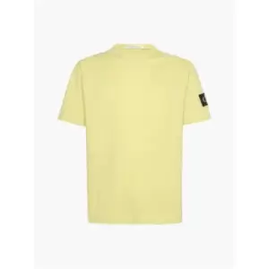 Image of Calvin Klein Jeans Badge T-Shirt - Yellow