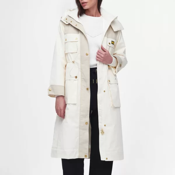 Image of Barbour International Cosmos Canvas Jacket - UK 10