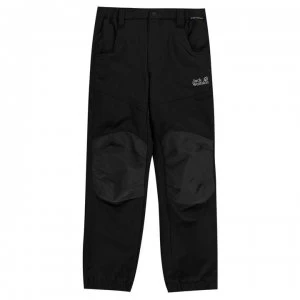 image of Jack Wolfskin Rascal Softshell Trousers Junior - Black