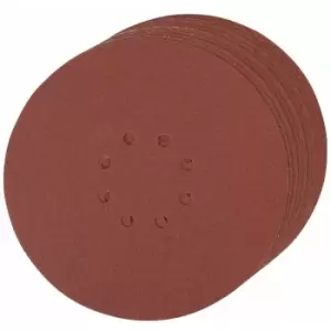 Image of Silverline - Hook & Loop Discs Punched 225mm 10pk - 225mm 120 Grit