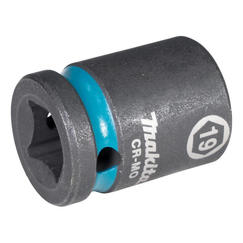 Image of Makita 1/2" Drive Impact Black Impact Socket 1/2" 19mm E-16156