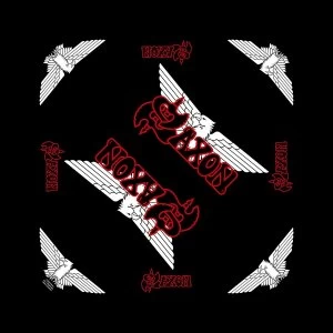 Image of Saxon - Logo/Eagle Unisex Bandana - Black
