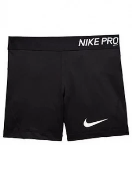 Image of Nike OLDER GIRLS SHORT Black Size L12 13 Years Women