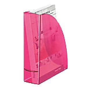 image of CEP Magazine File Happy Polystyrene Pink 8.5 x 27 x 31 cm