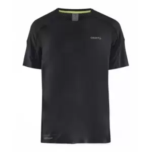 Image of Craft Mens Pro Charge Tech Short-Sleeved T-Shirt (XL) (Granite)