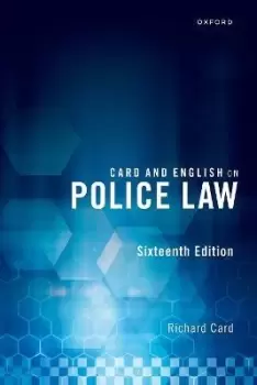 Image of Card and English on Police Law by Richard Card
