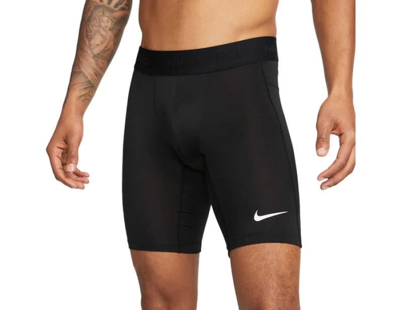 Image of Nike Pro Long Underwear Shorts Black C010 S
