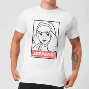 Image of Scooby Doo Jeepers! Mens T-Shirt - White - XXL
