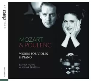 image of Mozart & Poulenc Works for Violin & Piano by Wolfgang Amadeus Mozart CD Album