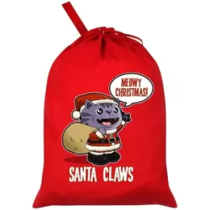 image of Grindstore Santa Claws Santa Sack (One Size) (Red/Purple/Brown) - Red/Purple/Brown