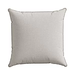 Image of Bedeck of Belfast Hemma Cotton Sateen Square Pillowcase - Beige