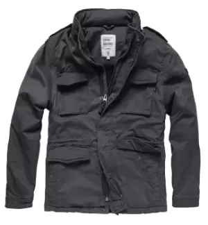 Image of Vintage Industries Madison Textile Jacket, black, Size 2XL, black, Size 2XL