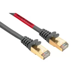 Image of Hama RJ45 (cross-over) Networks Cable CAT 5e S/STP 3m Grey incl. detent