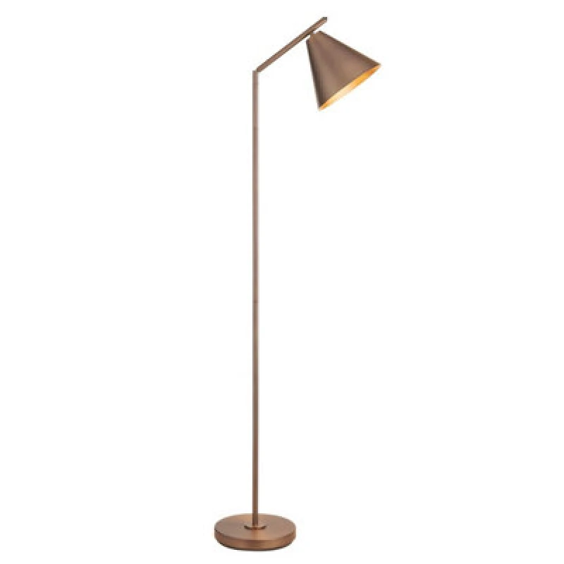 Image of Luminosa Lighting Luminosa Cape Task Floor Lamp Brushed Antique Bronze Plate, 1X E27