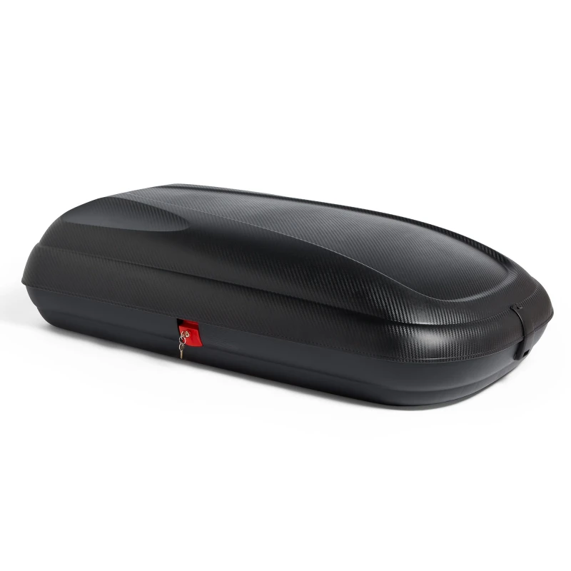 Image of VonHaus 320L Car Roof Box for Camping, Tents, Bags, Luggage Black