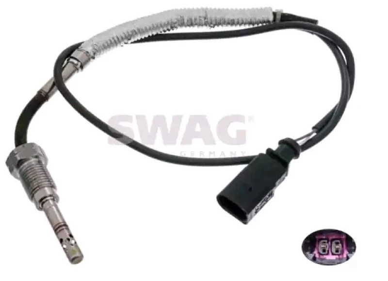 Image of SWAG 30 94 9276 Sensors behind exhaust turbocharger Sensor,exhaust gas temperature (3938)
