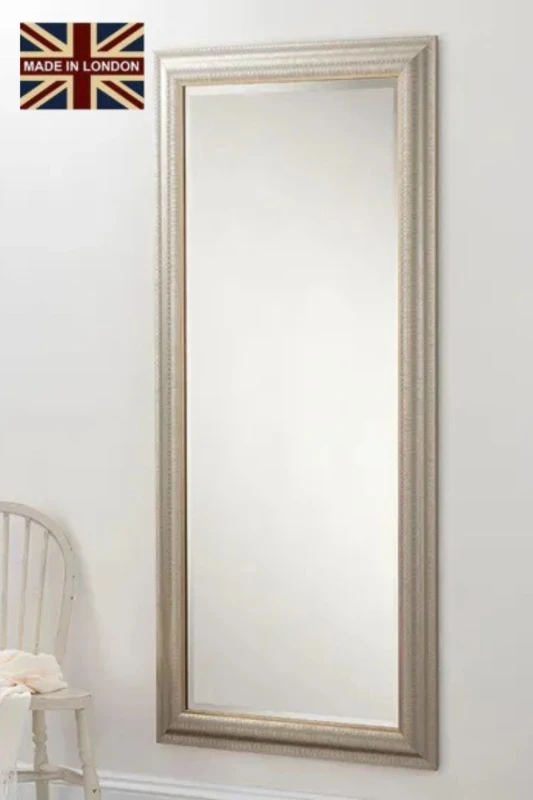 Image of Yearn Mirrors Yearn Mirrors Textured Champagne Full length mirror 168.5x77cm in Gold Gold One Size Unisex 0716053064950