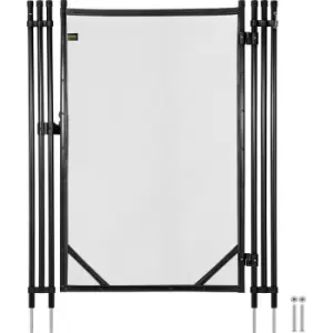 Image of VEVOR Pool Fences for In ground Pools 4x12 Ft Pool Safety Fence Self-Closing Gate Kit 1000D Powder Coated Aluminum Pipe Pool Fences Gate 340gsm