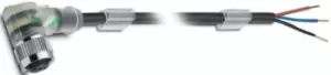Image of Phoenix Contact 1669851 Sensor Cord, 5P, M12 Rcpt-Free End, 1.5M