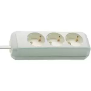 image of Brennenstuhl 1158610030 Power strip (w/o switch) 3x White PG connector