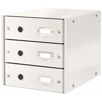 Image of Drawer Cabinet WOW White 3 Drawers - Leitz