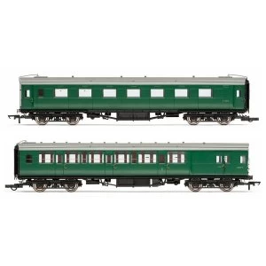 Image of Hornby BR (Ex-Maunsell) Pull/Push Coach Pack Set 601 Era 5 Model Train