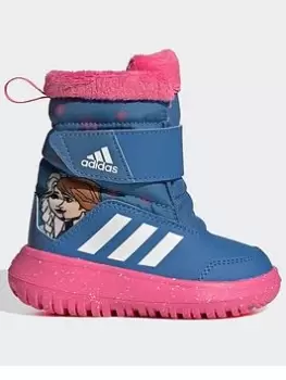 Image of adidas Infant Winterplay Frozen, Blue/White, Size 5