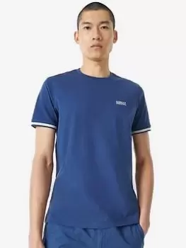 Image of Barbour International Torque Tipped T-Shirt - Blue Size 2XL, Men