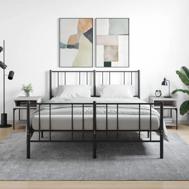 Image of VIDAXL Bedside Tables 2 pcs Grey Sonoma 40x41x50cm Engineered Wood Vidaxl 8720845938390