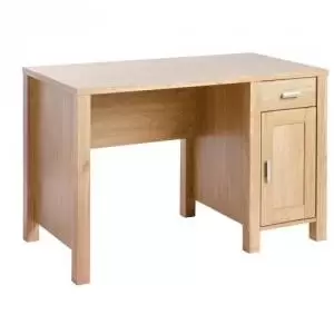 Image of Amazon home office workstation with integrated drawer and cupboard