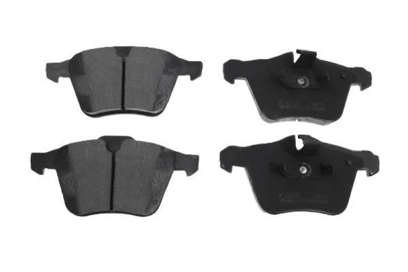 Image of Blue PRINT ADJ134202 Brake pad set Front Axle, prepared for wear warning indicator, with piston clip Brake Pad Set,disc brake (402)