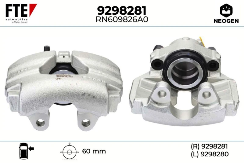 Image of Brake caliper FTE 9298281