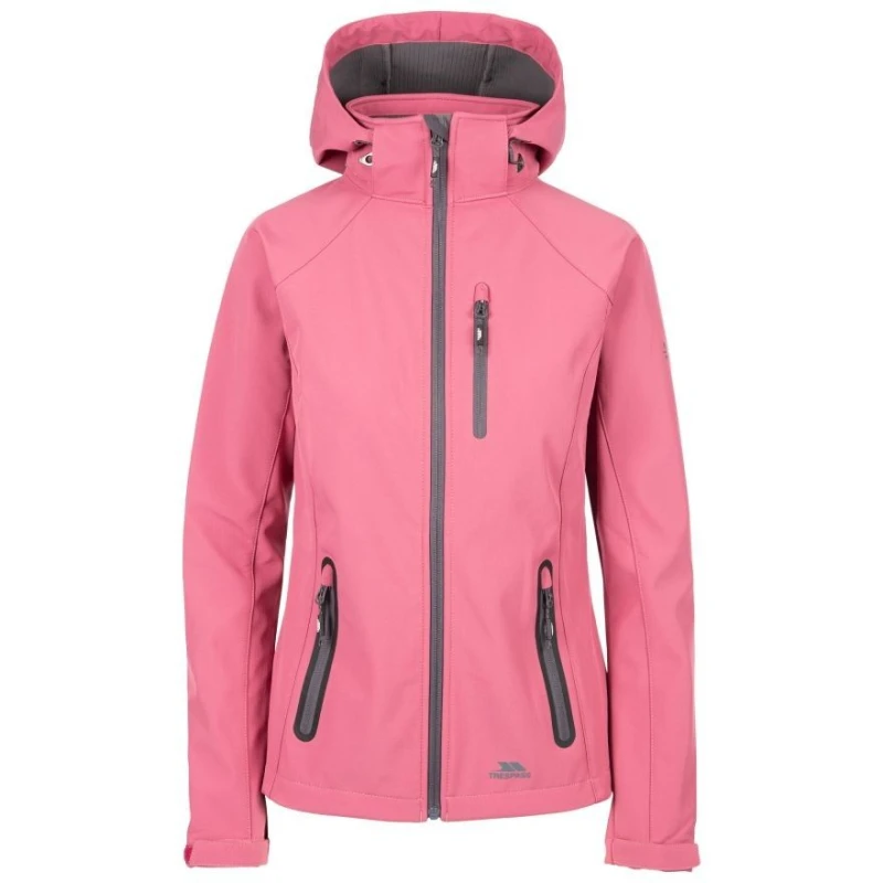 Image of Trespass Bela II Waterproof Softshell Jacket Rose female