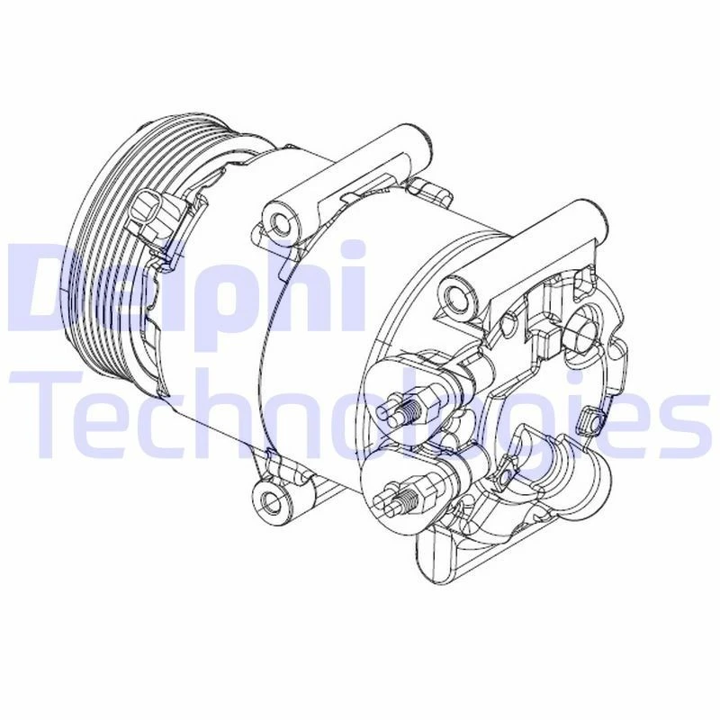 Image of DELPHI Air conditioning compressor DELPHI CS20324