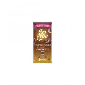 Image of Plamil So Free No Added Sugar Dark Espresso Chocolate 80g x 12