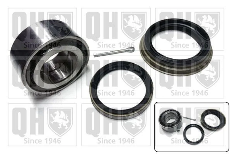 Image of QUINTON HAZELL Wheel bearing kit QUINTON HAZELL QWB1143