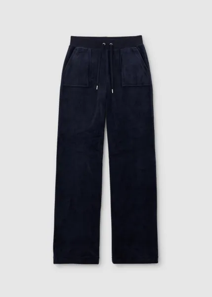 Image of Juicy Couture Womens Del Ray Classic Pocket Lounge Pants In Night Sky