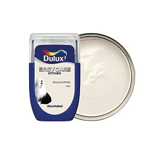 Image of Dulux Easycare Kitchen Almond White Matt Emulsion Paint 30ml