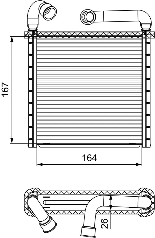 Image of Heater matrix VALEO 811506