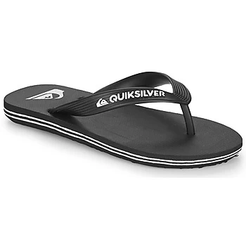 image of Quiksilver MOLOKAI YOUTH boys's Childrens Flip flops / Sandals in Black kid,4,4.5,5,10 kid,11 kid,11.5 kid,12 kid,13 kid,1 kid,2 kid,2.5 kid