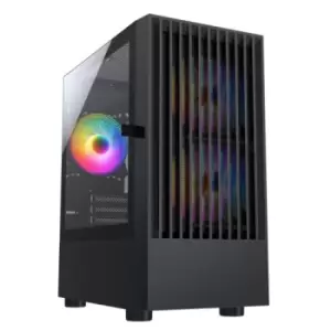 image of Spire Slammer Gaming Case w/ Glass Window Micro ATX Mesh Front 3...