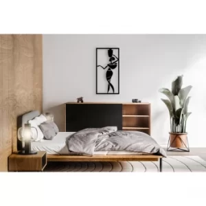 Image of Afrikal? K?zlar_3 Black Decorative Metal Wall Accessory