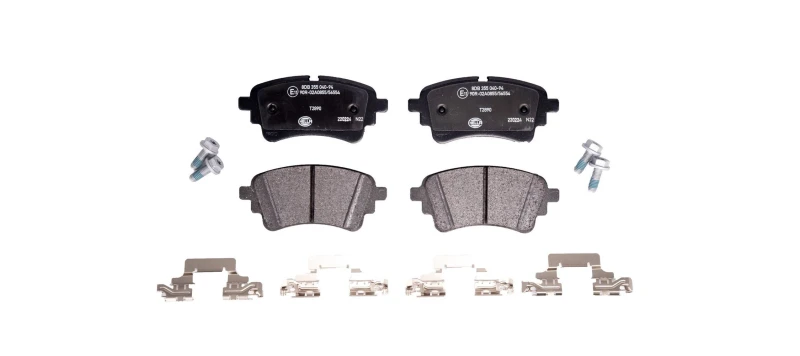 Image of HELLA Brake pad set HELLA 8DB 355 040-941