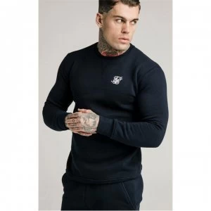 image of SikSilk Crew Sweat - Navy