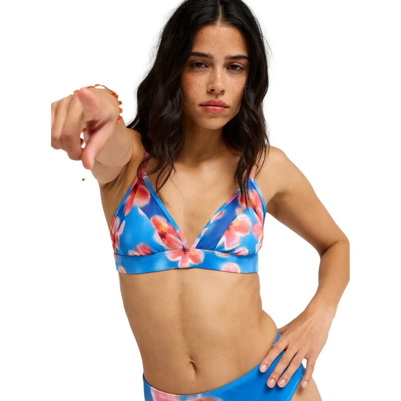 Image of Roxy Womens swimsuit top Roxy Hibiscus Daze Triangle Bleu Female XL