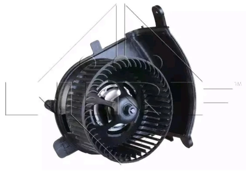 Image of NRF 34057 Blower Motor EASY FIT without integrated regulator, with adapter Interior Blower (2669)
