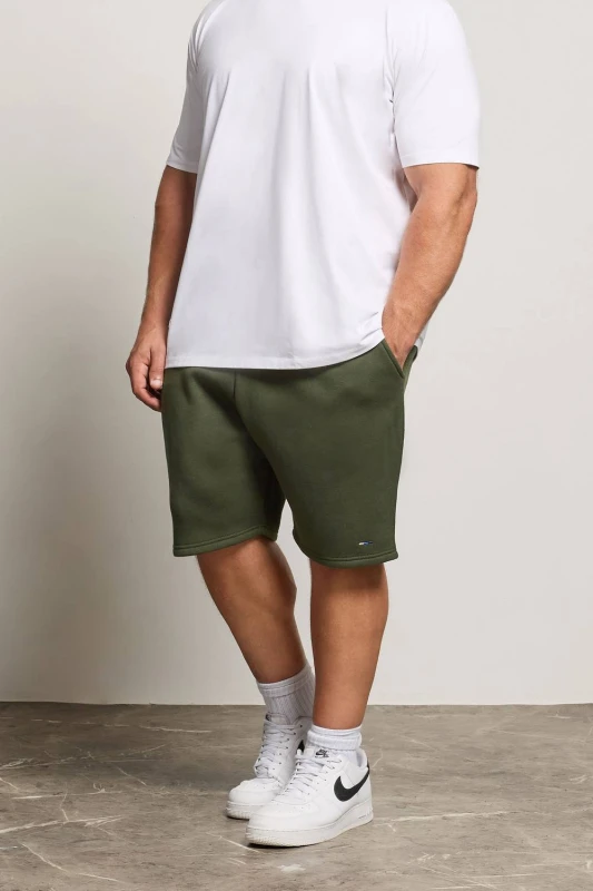 Image of BadRhino BadRhino Men Elasticated Jogger Shorts in Light Khaki Size: large Light Khaki L Male 5063589363329